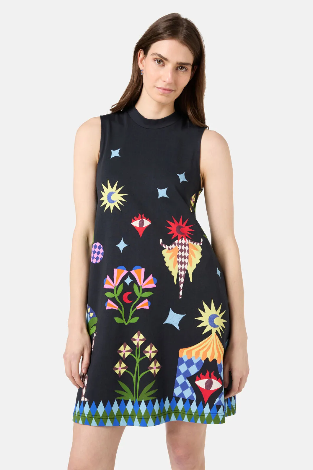 Luna Cirque Jersey Dress sold by gorman