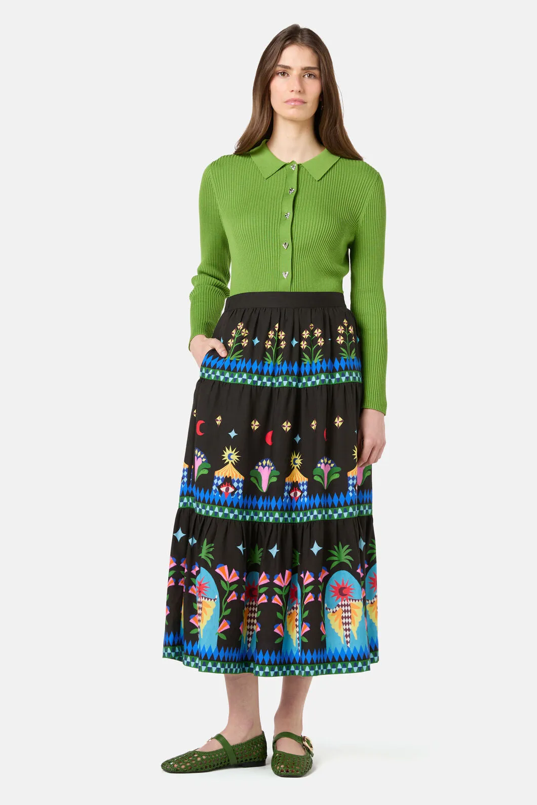 Luna Cirque Midi Skirt sold by gorman product image thumbnail 4