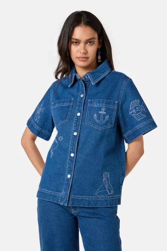 Sirena Denim Shirt sold by gorman