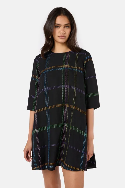 Stitched Check Swing Dress sold by gorman