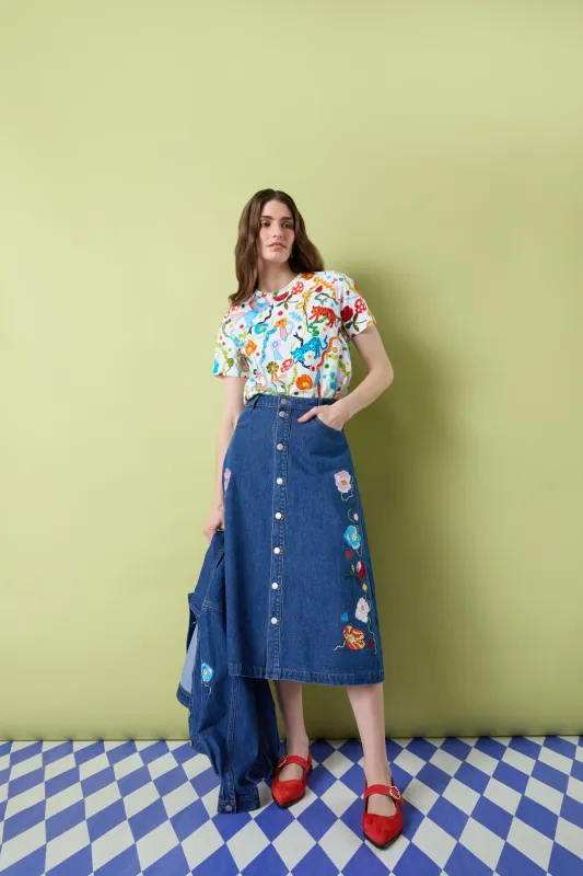Parade Denim Skirt sold by gorman