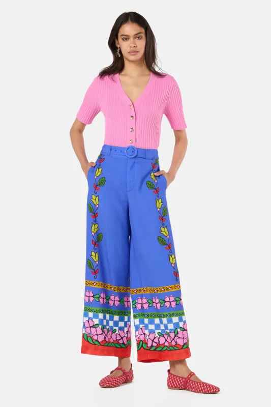 Fortune Print Wide Leg Pant sold by gorman