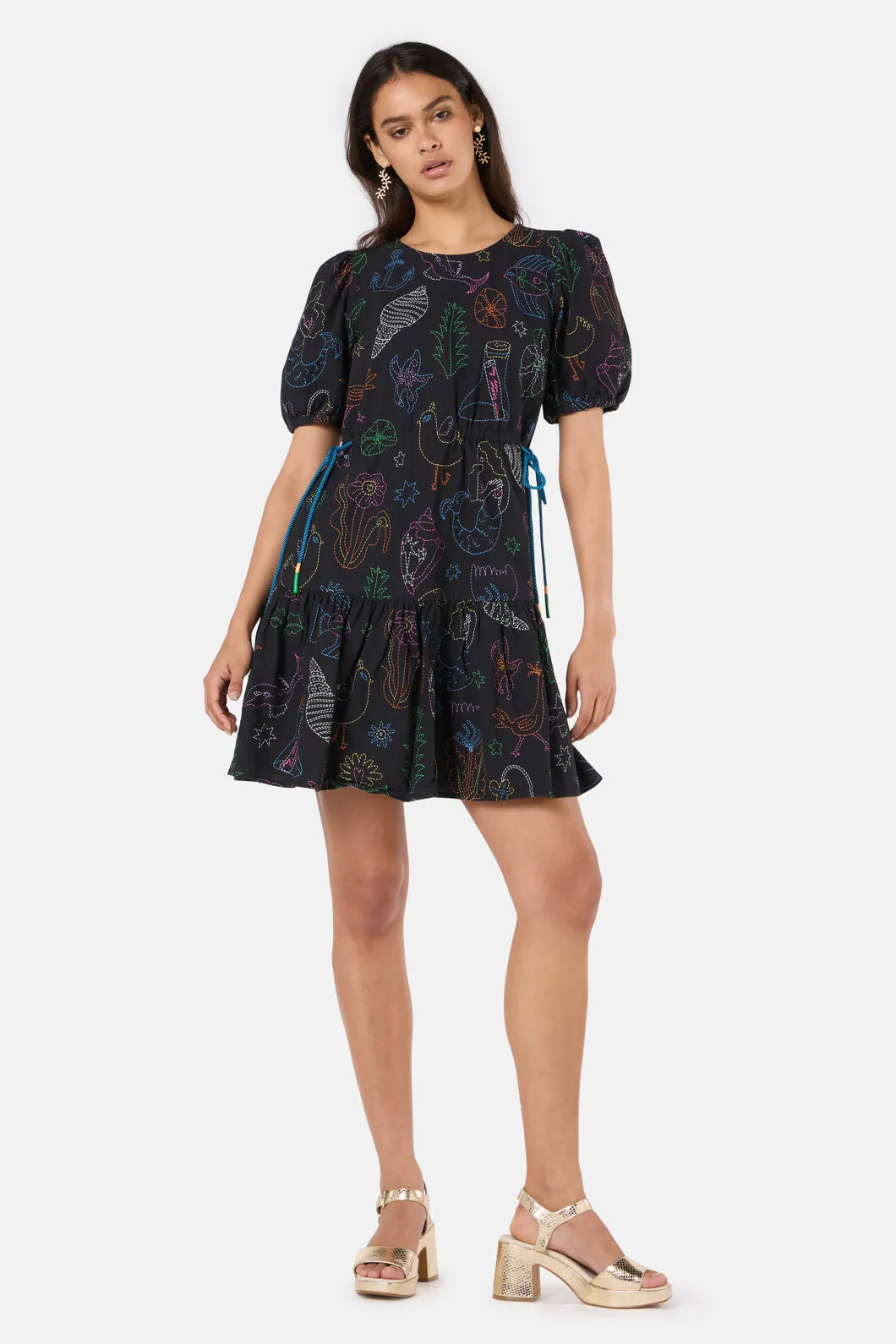 Sirena Print Smock Dress sold by gorman