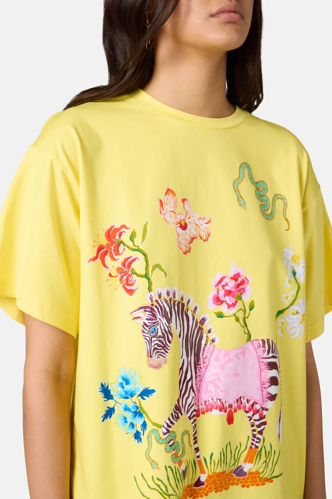 Zebra Print Placement Os Tee sold by gorman product image thumbnail 5