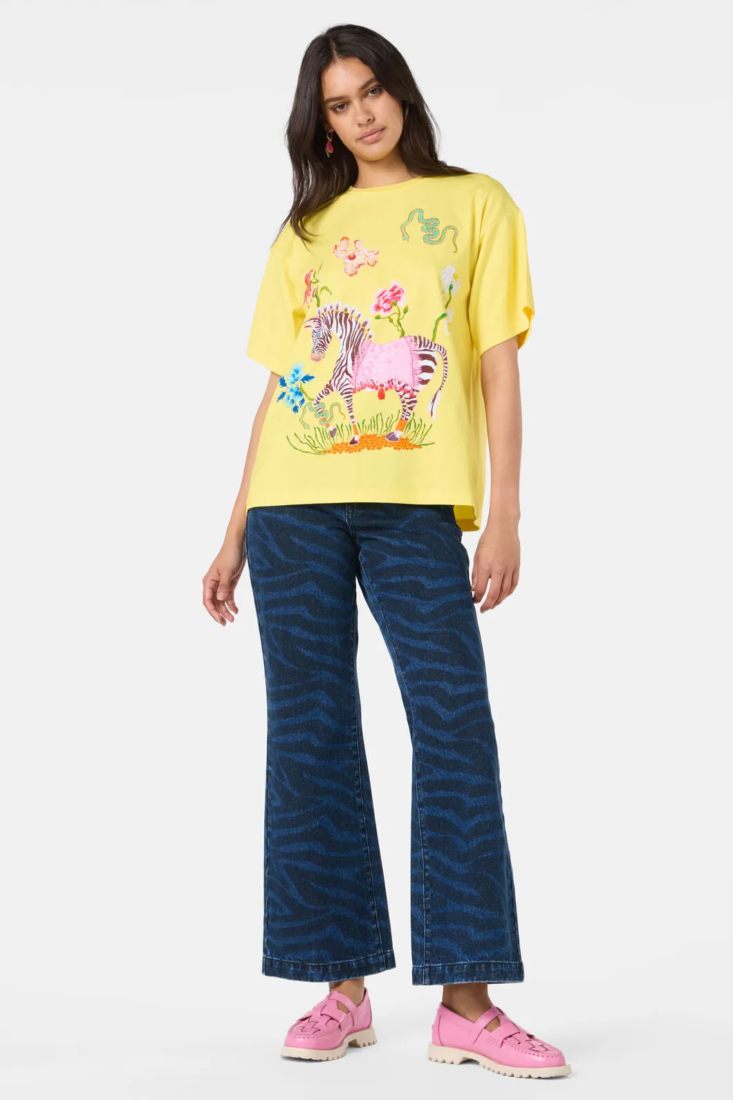 Zebra Print Placement Os Tee sold by gorman product image thumbnail 2