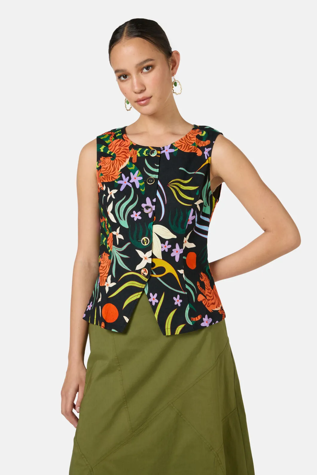 Dancing Playmates Vest sold by gorman