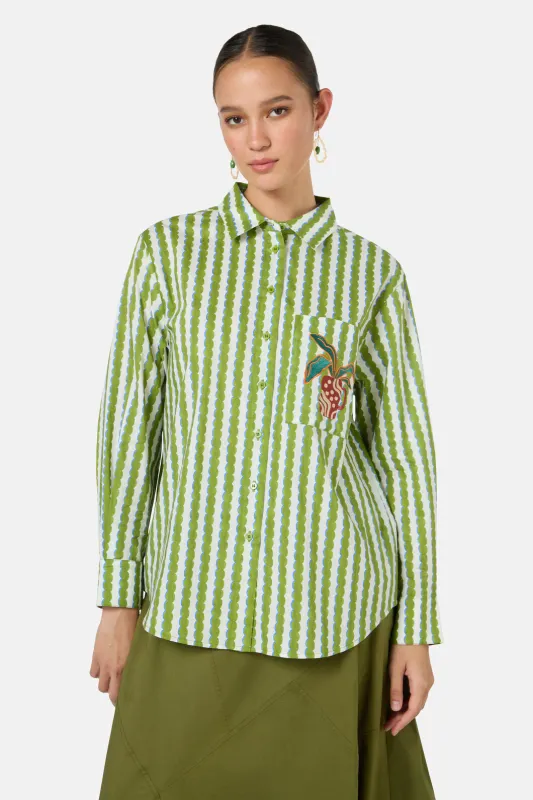Natural Form Stripe Shirt sold by gorman