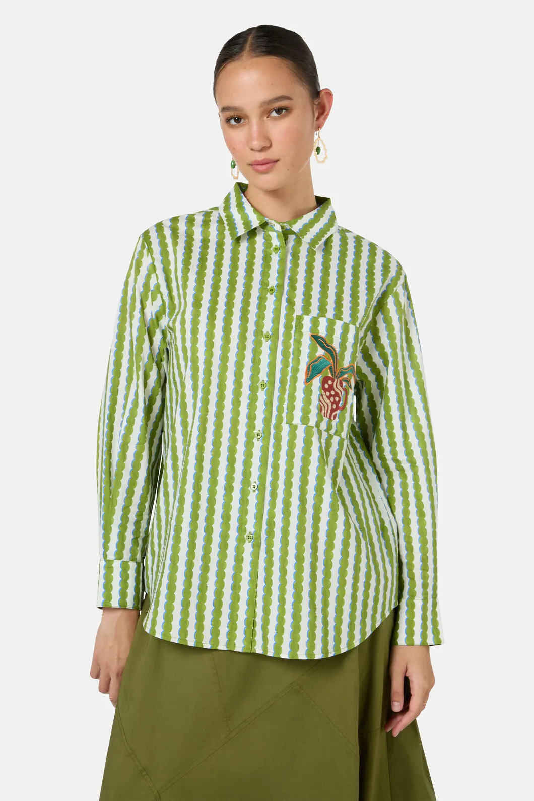 Natural Form Stripe Shirt sold by gorman