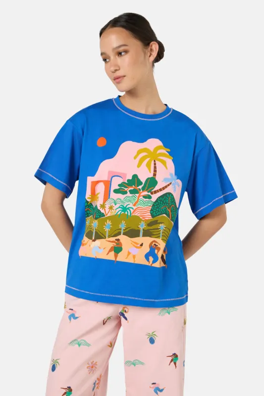 Hidden Paradise Placement OS Tee sold by gorman