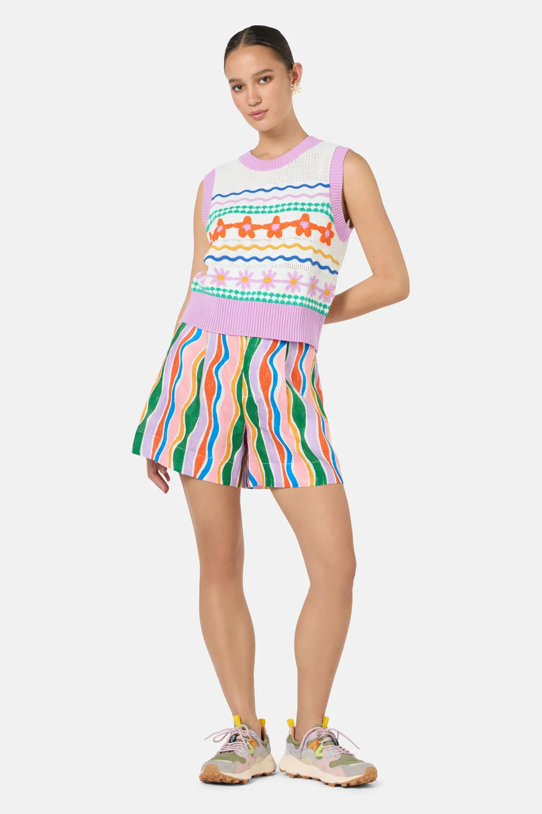 Flower Crochet Knit Vest sold by gorman product image thumbnail 3