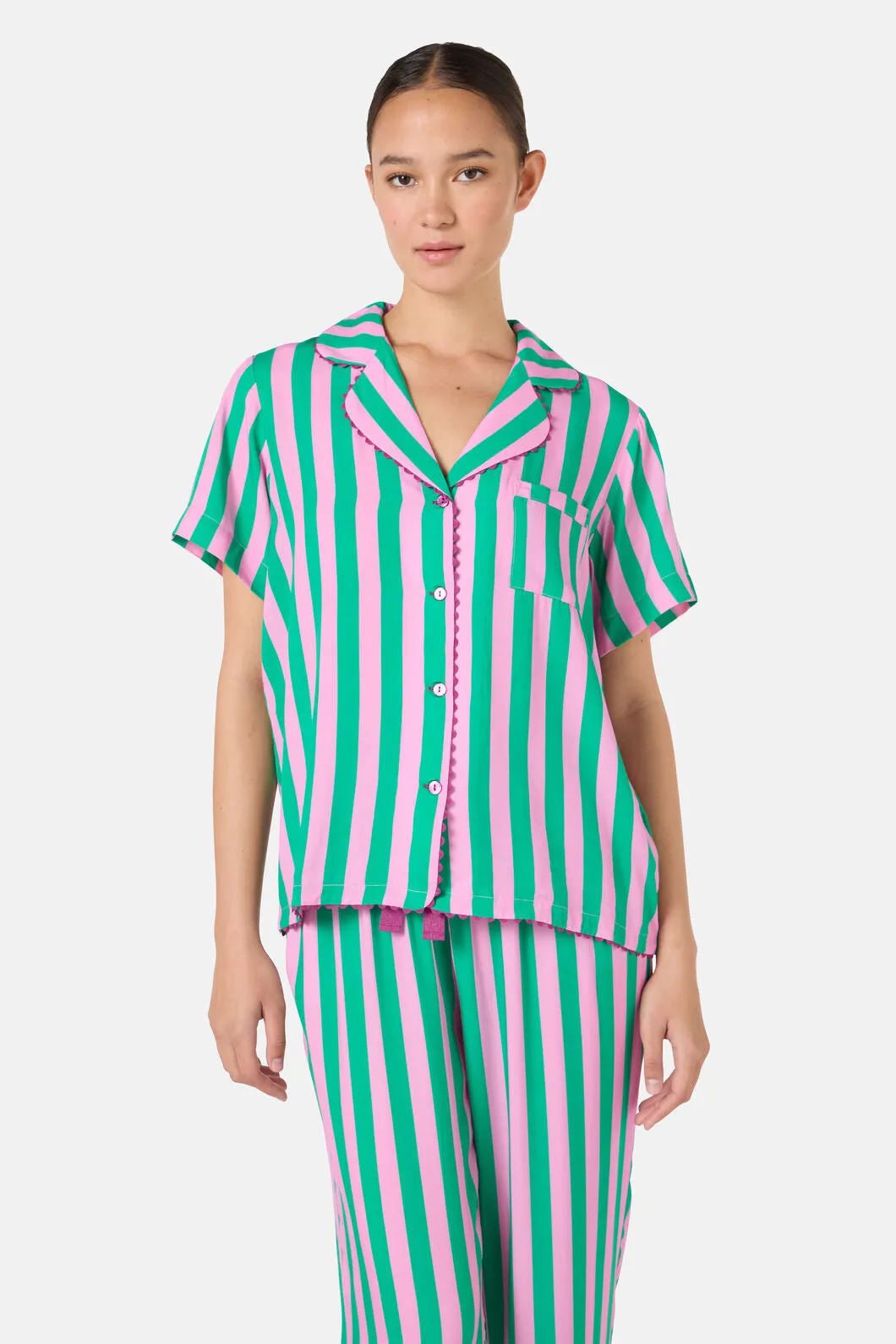 Stripe PJ Pants Set sold by gorman