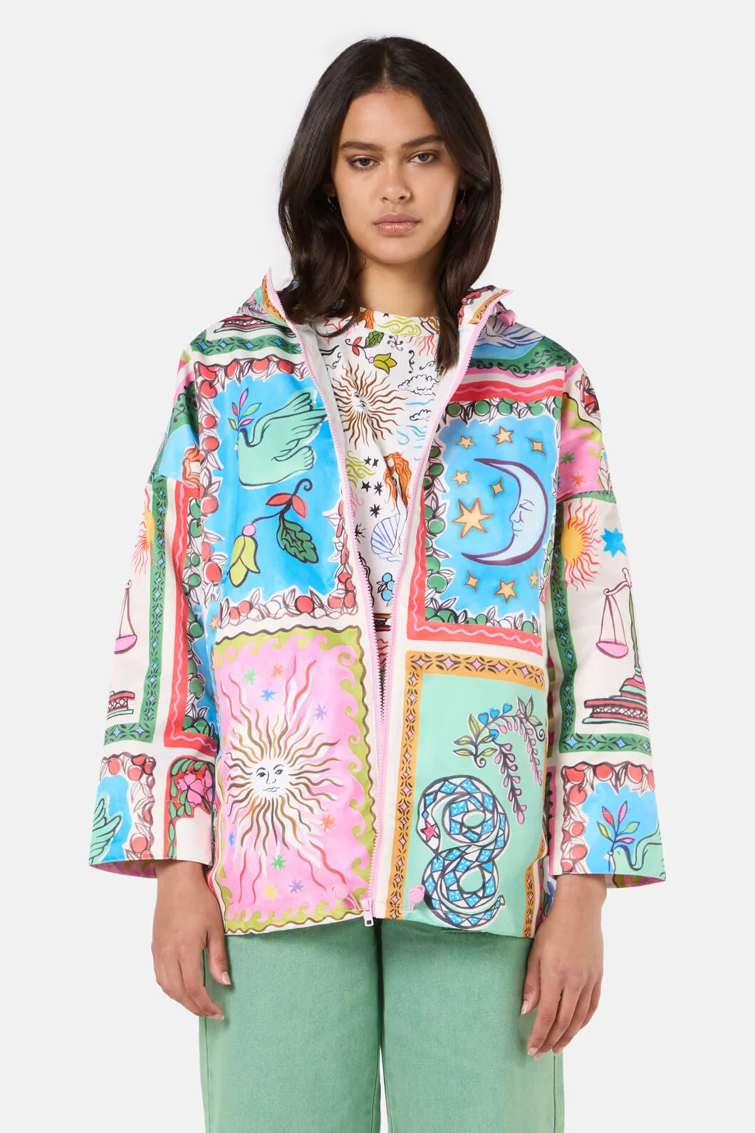 Fortune Print Raincoat sold by gorman