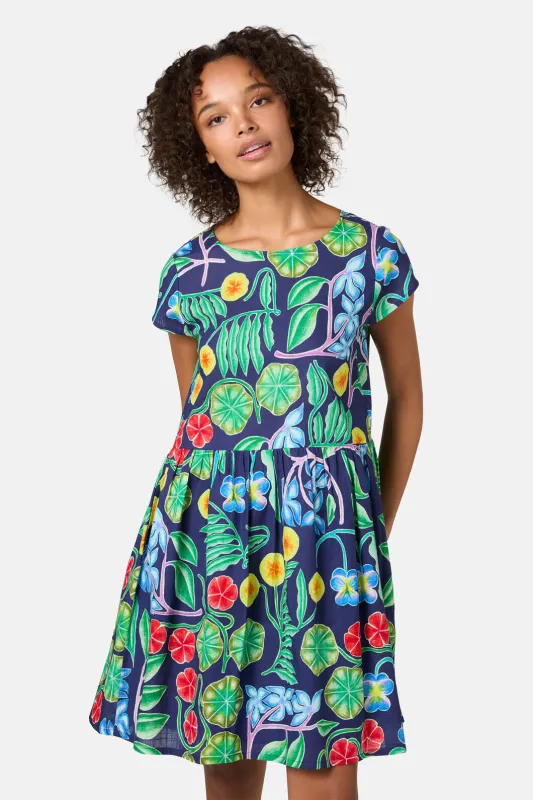 Botanica Print Beach Dress sold by gorman