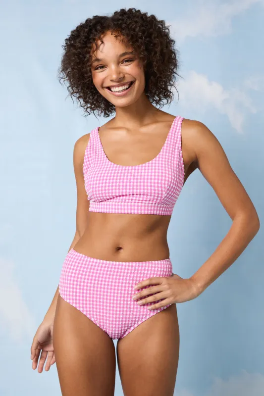 Gingham Bikini Bottom sold by gorman