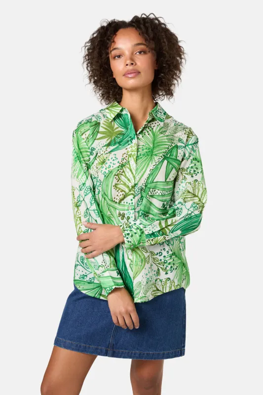 Tree Fern Print Shirt sold by gorman