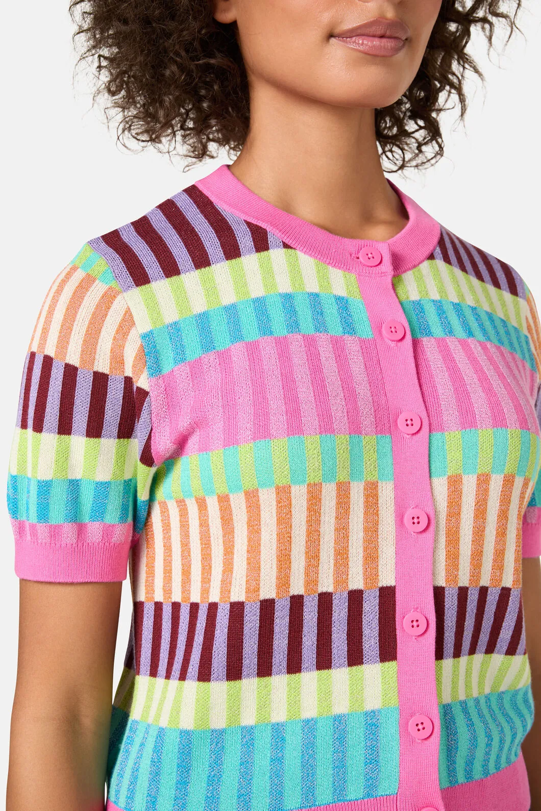Holiday Stripe Cotton Cardigan sold by gorman product image thumbnail 5