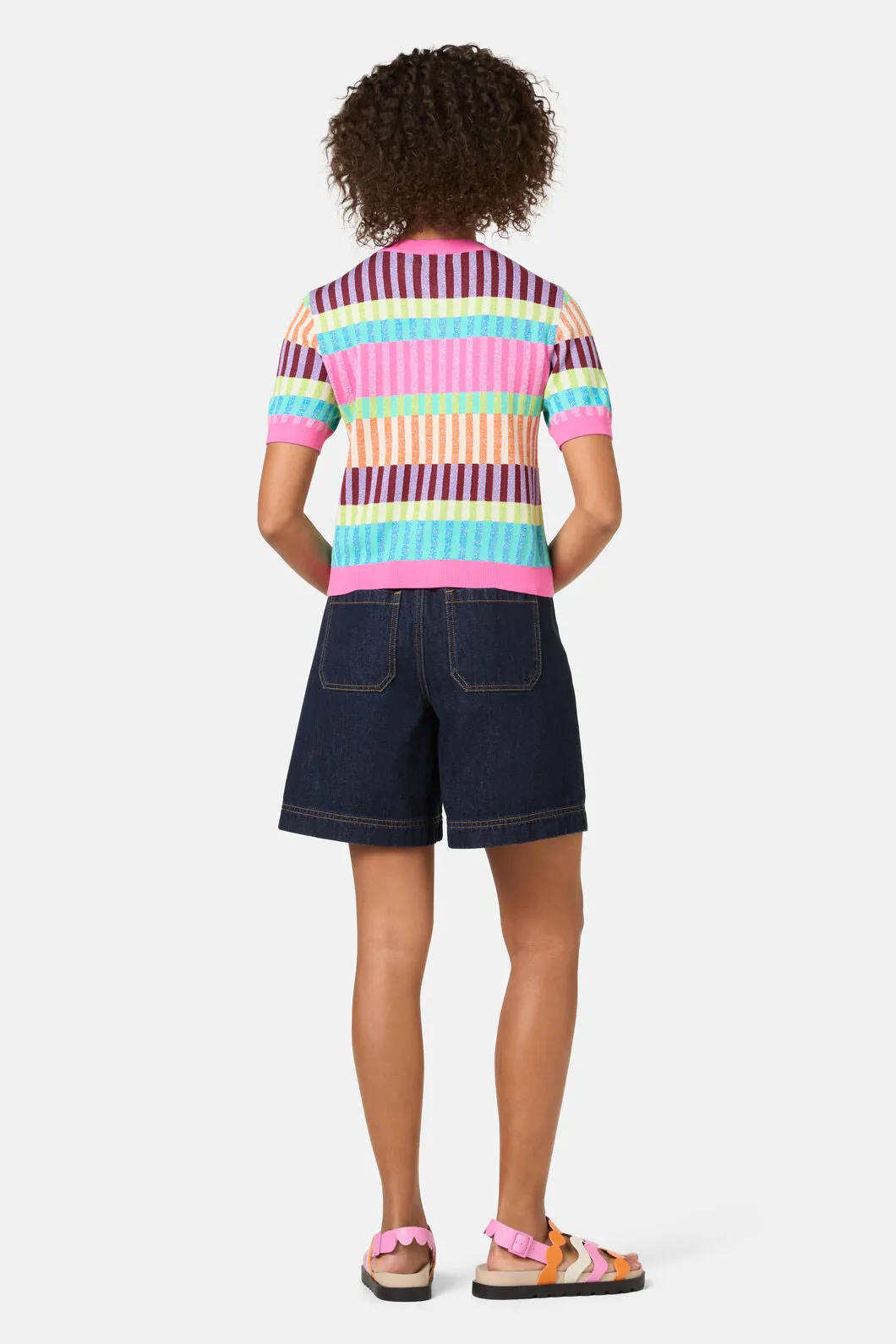 Holiday Stripe Cotton Cardigan sold by gorman product image thumbnail 4