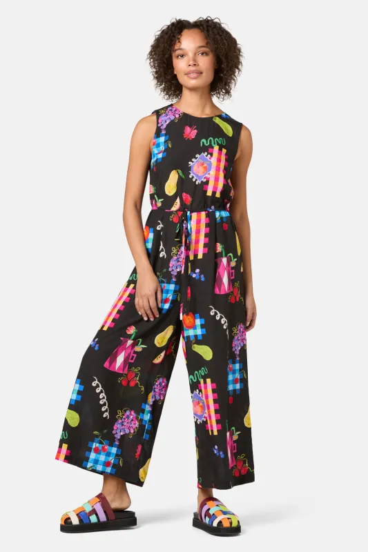 Fruit Party Print Pantsuit made by gorman