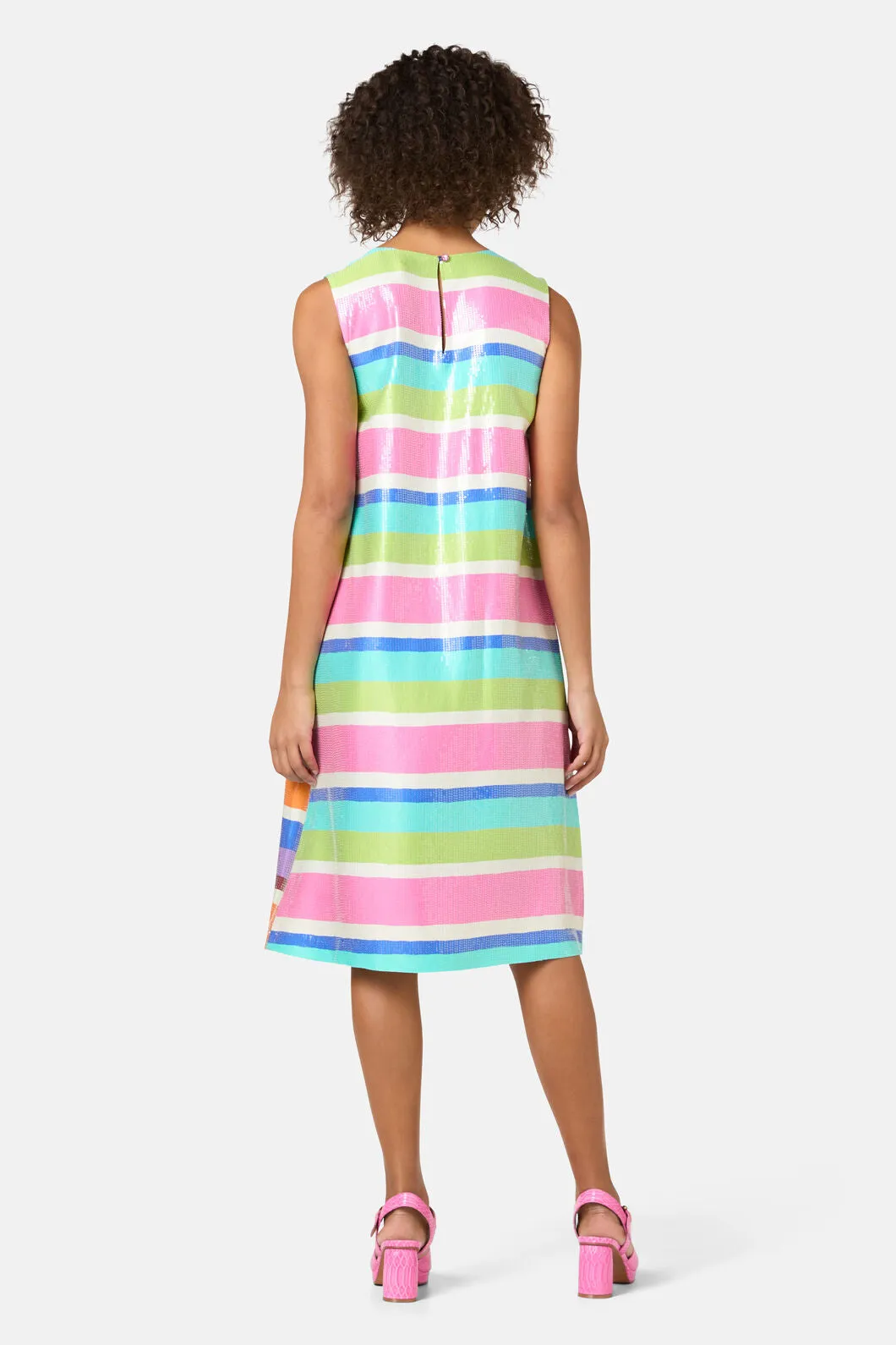 Holiday Stripe Sequin Dress sold by gorman product image thumbnail 3