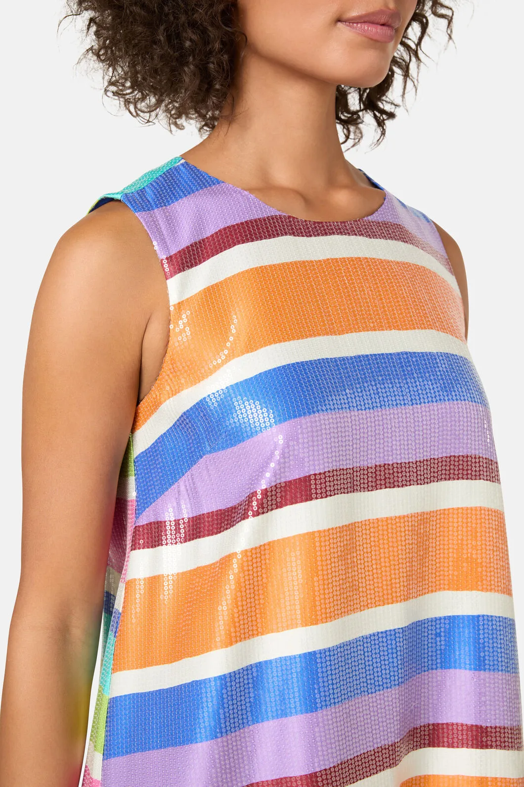 Holiday Stripe Sequin Dress sold by gorman product image thumbnail 5
