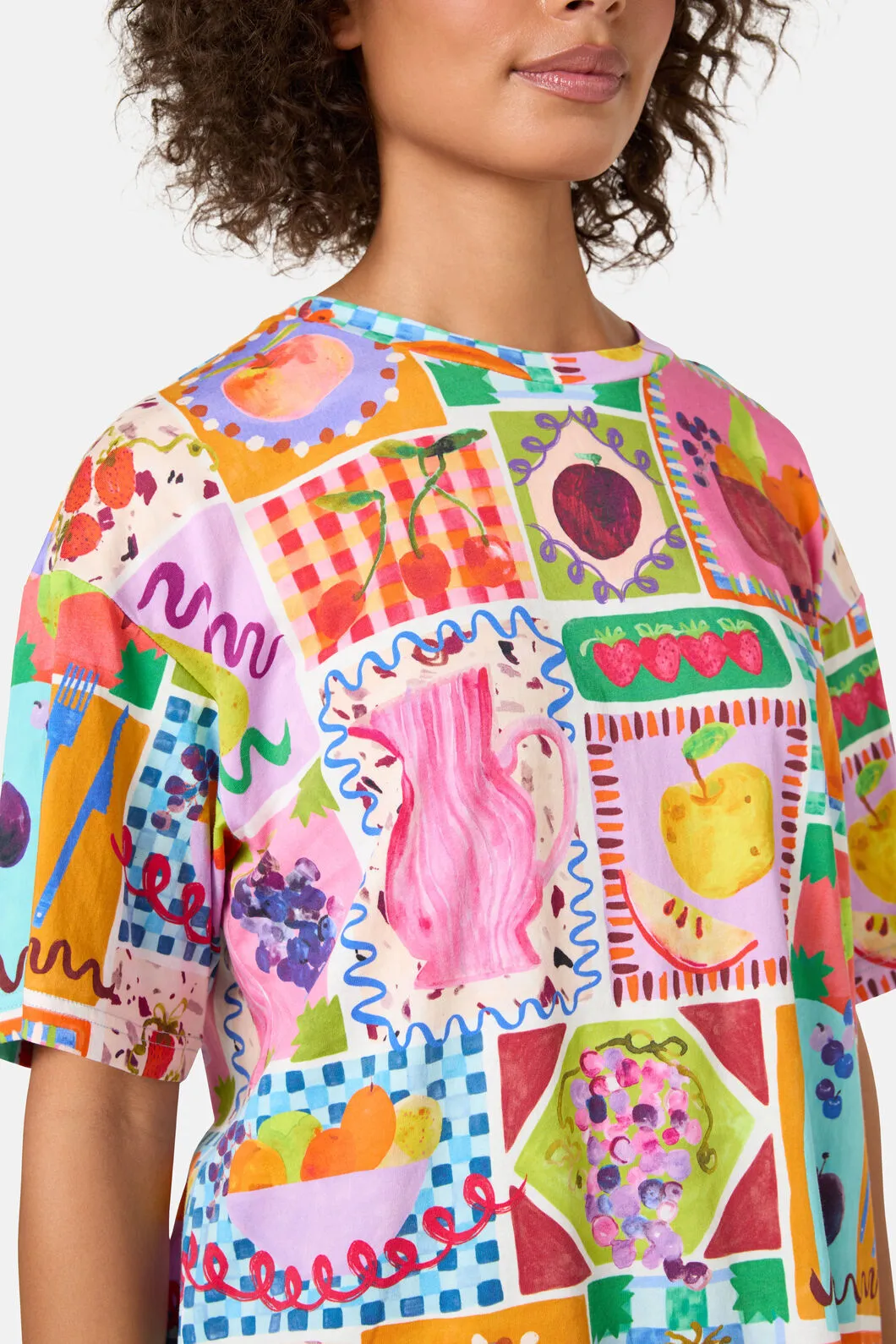 Fruit Party Print Oversized Tee sold by gorman product image thumbnail 5