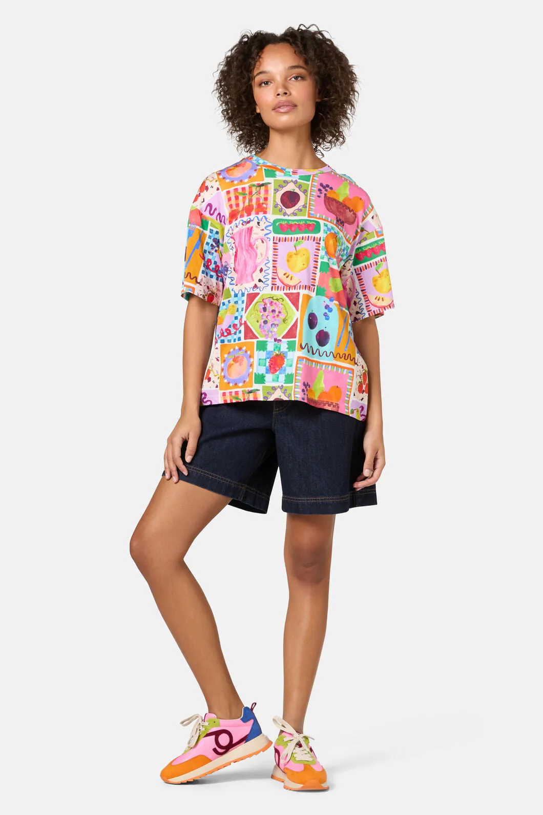 Fruit Party Print Oversized Tee sold by gorman product image thumbnail 2