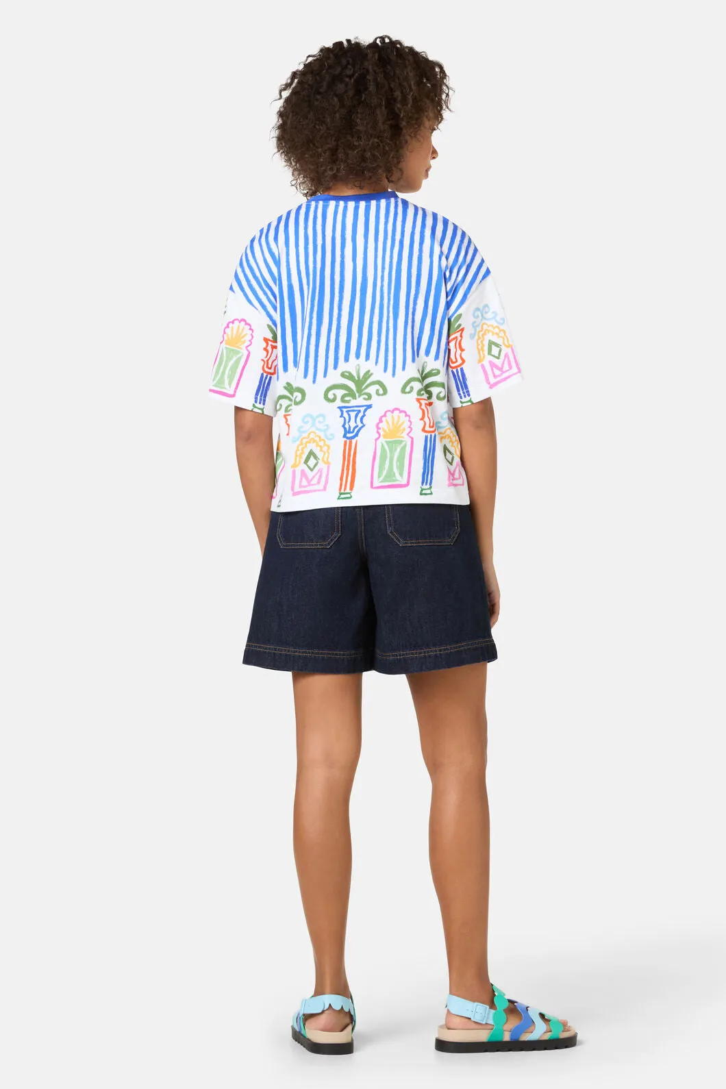 Atrium Print Relaxed Tee sold by gorman product image thumbnail 4