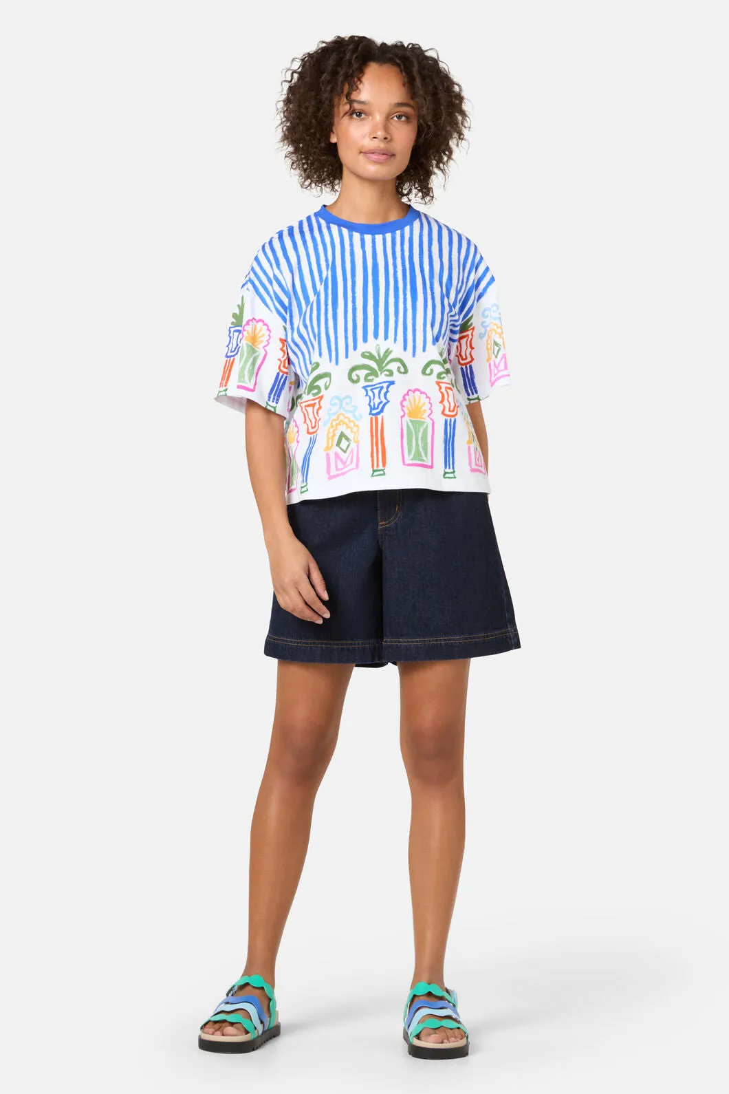 Atrium Print Relaxed Tee sold by gorman product image thumbnail 2