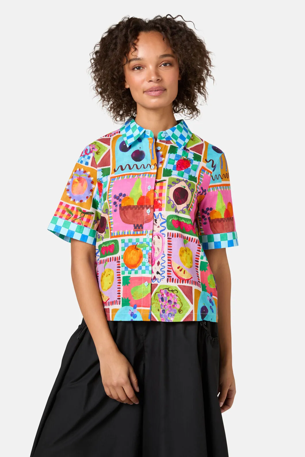 Fruit Party Print Shirt sold by gorman product image thumbnail 3