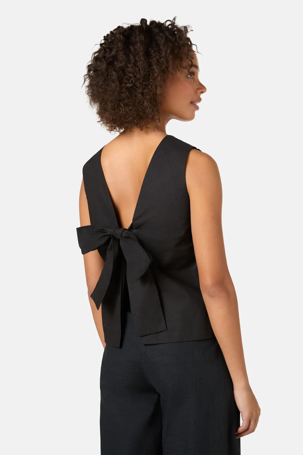 Lucy Cotton Tie Tank sold by gorman product image thumbnail 2