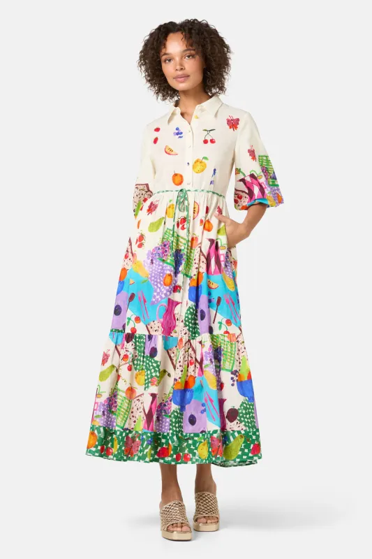 Fruit Party Print Shirt Dress sold by gorman