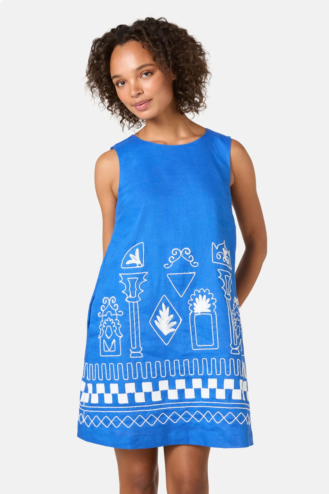 Atrium Embroidered Shift Dress sold by gorman product image thumbnail 3