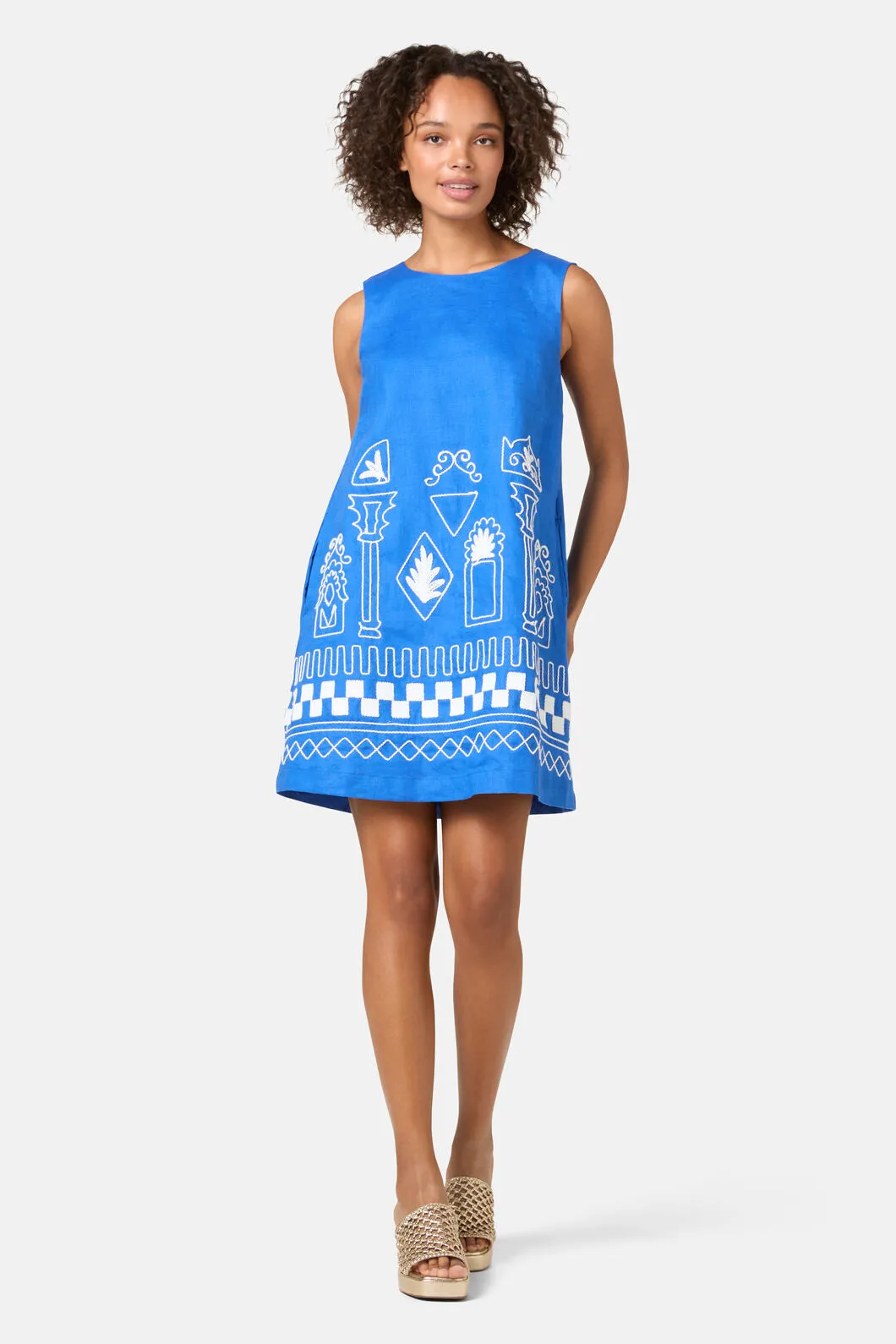 Atrium Embroidered Shift Dress sold by gorman product image thumbnail 4