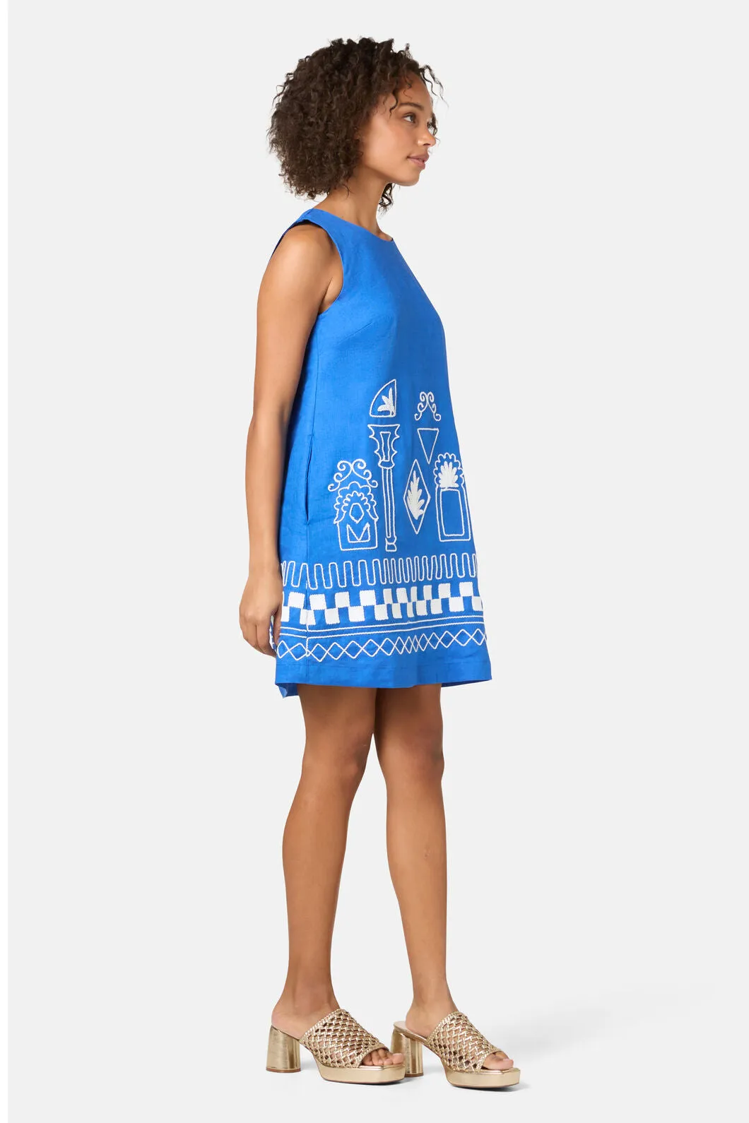Atrium Embroidered Shift Dress sold by gorman product image thumbnail 5