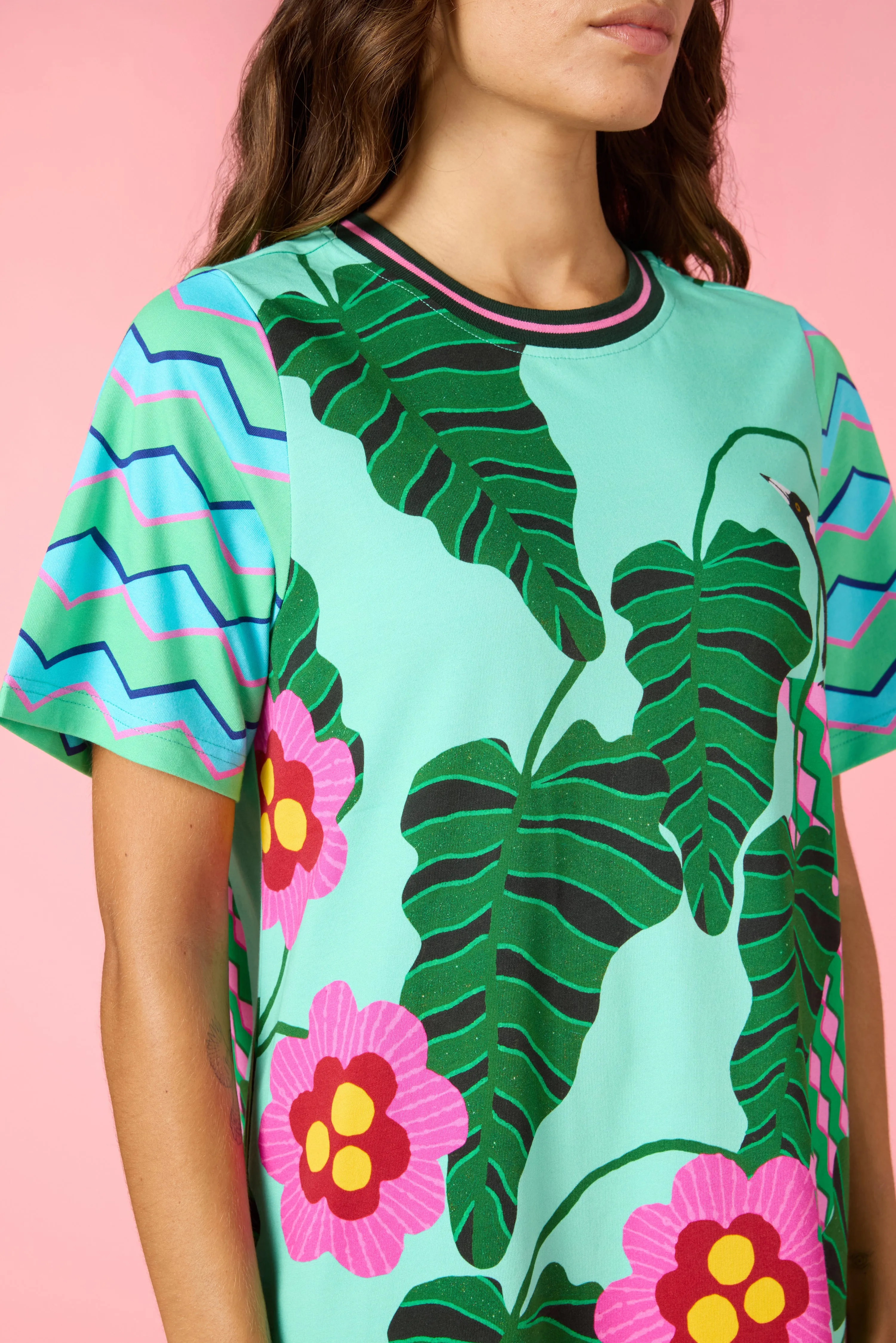 Eros Print Tee Dress sold by gorman product image thumbnail 5
