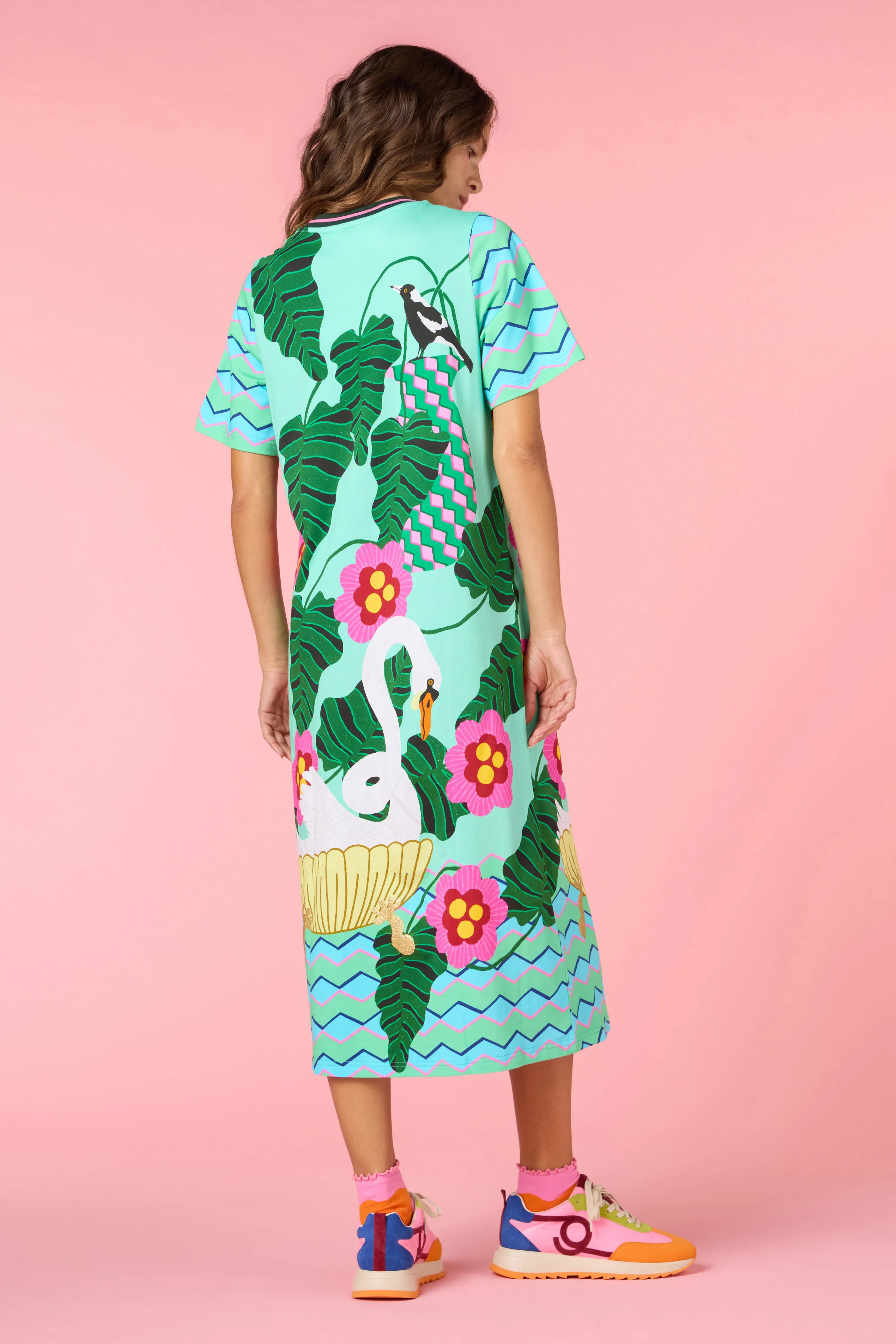 Eros Print Tee Dress sold by gorman product image thumbnail 3