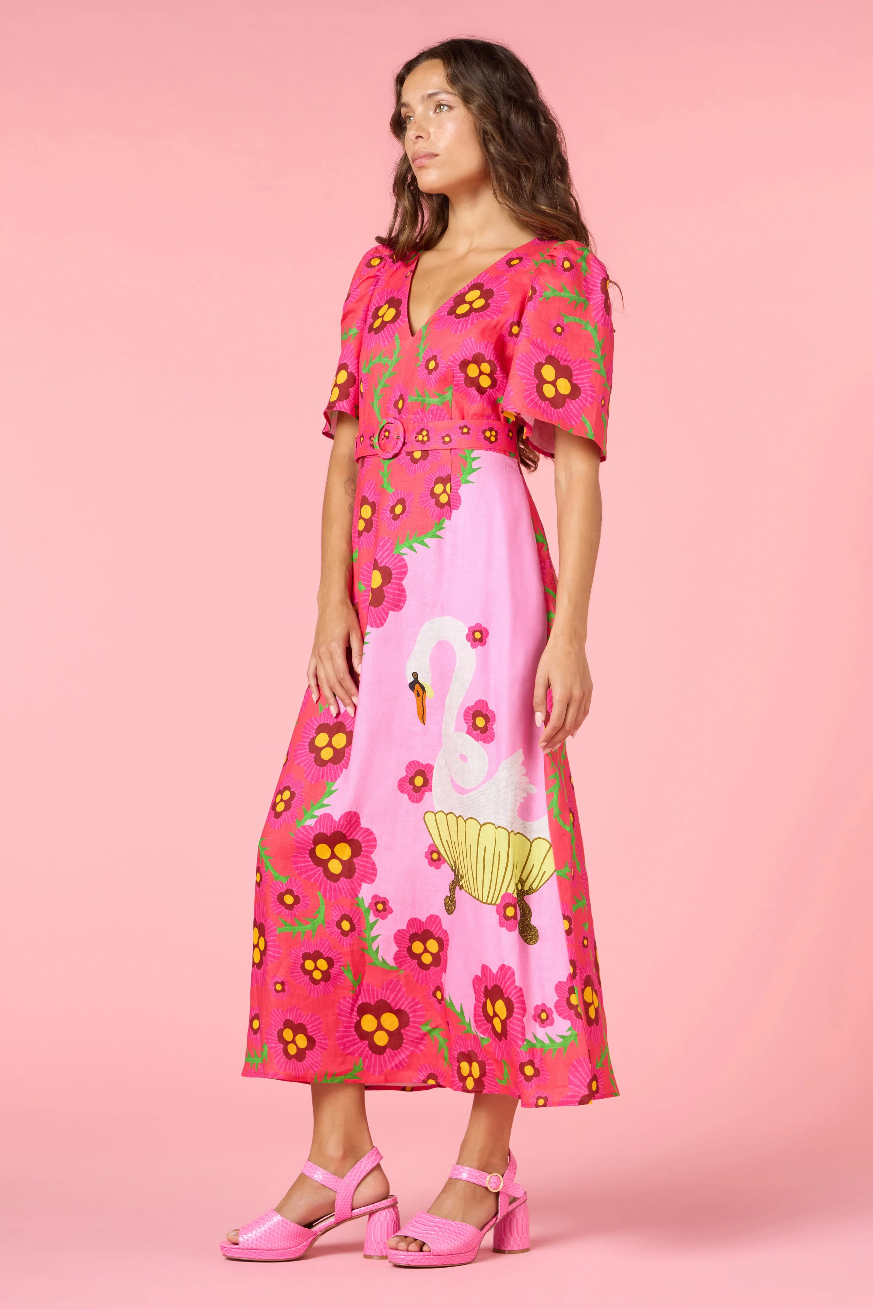 Eros Linen Summer Maxi Dress sold by gorman product image thumbnail 3