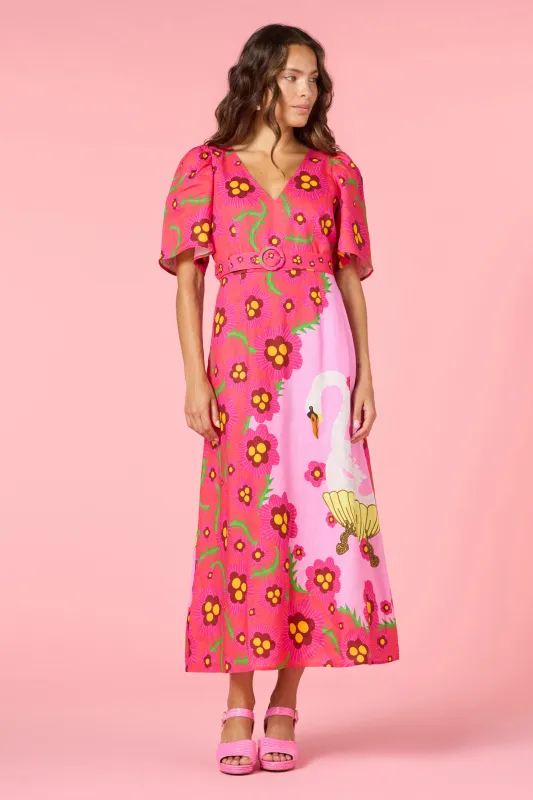 Eros Linen Summer Maxi Dress made by gorman