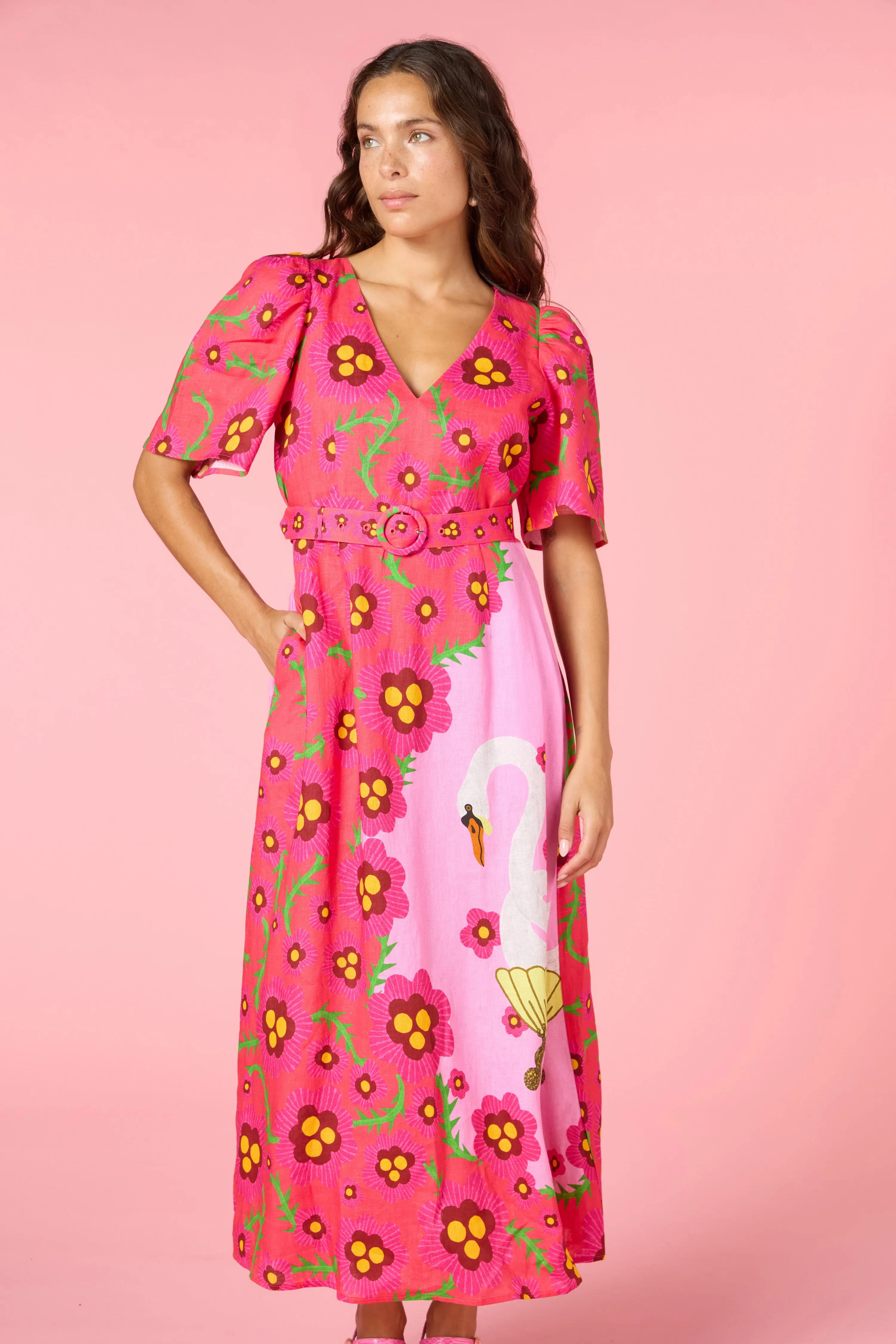 Eros Linen Summer Maxi Dress sold by gorman product image thumbnail 5