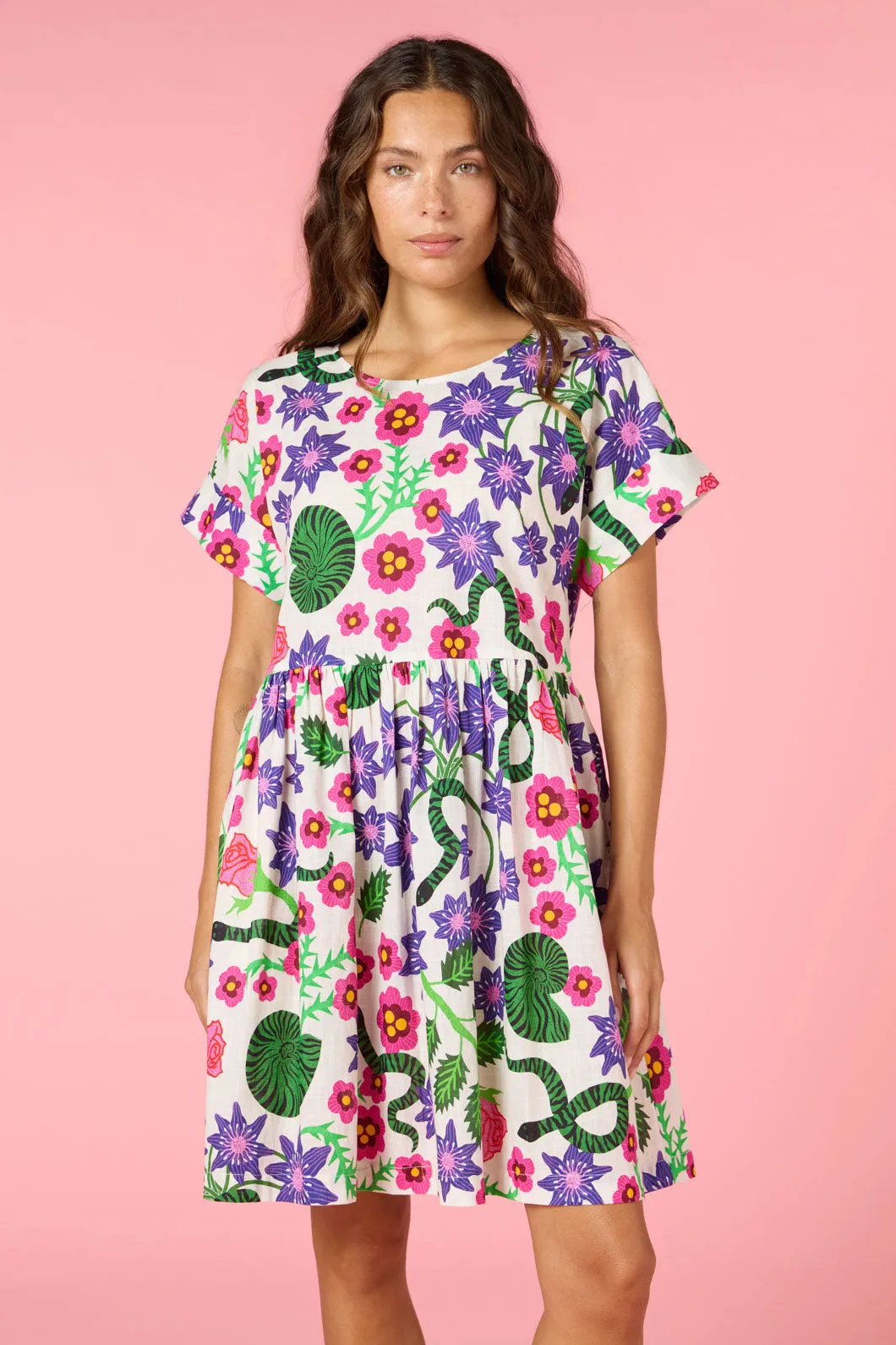 Flowerful Print Smock Dress sold by gorman product image thumbnail 5