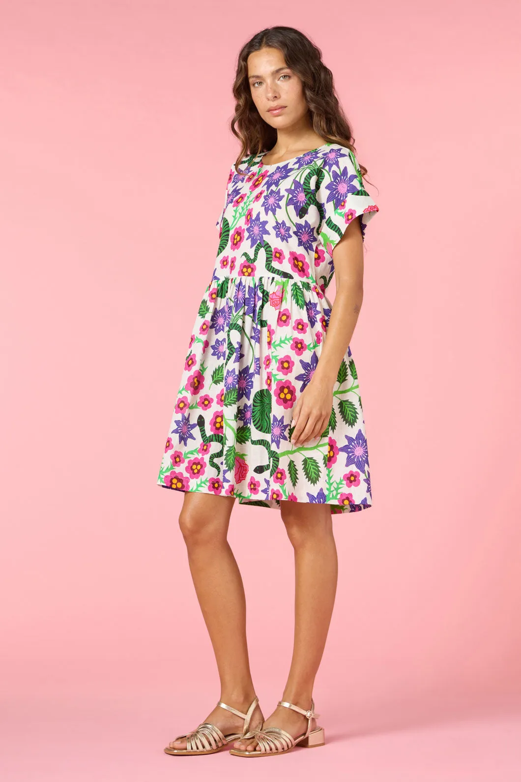 Flowerful Print Smock Dress sold by gorman product image thumbnail 2