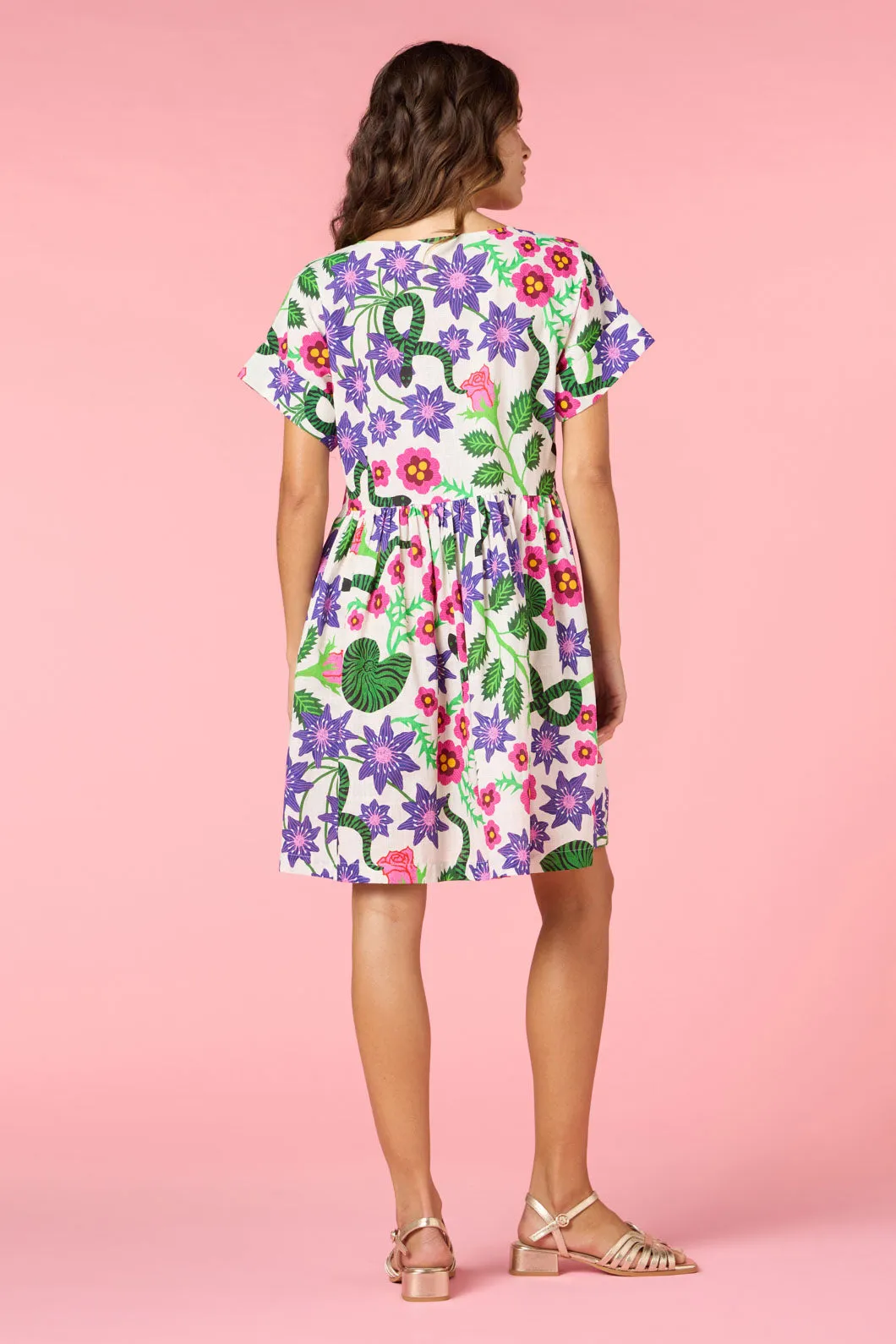 Flowerful Print Smock Dress sold by gorman product image thumbnail 3