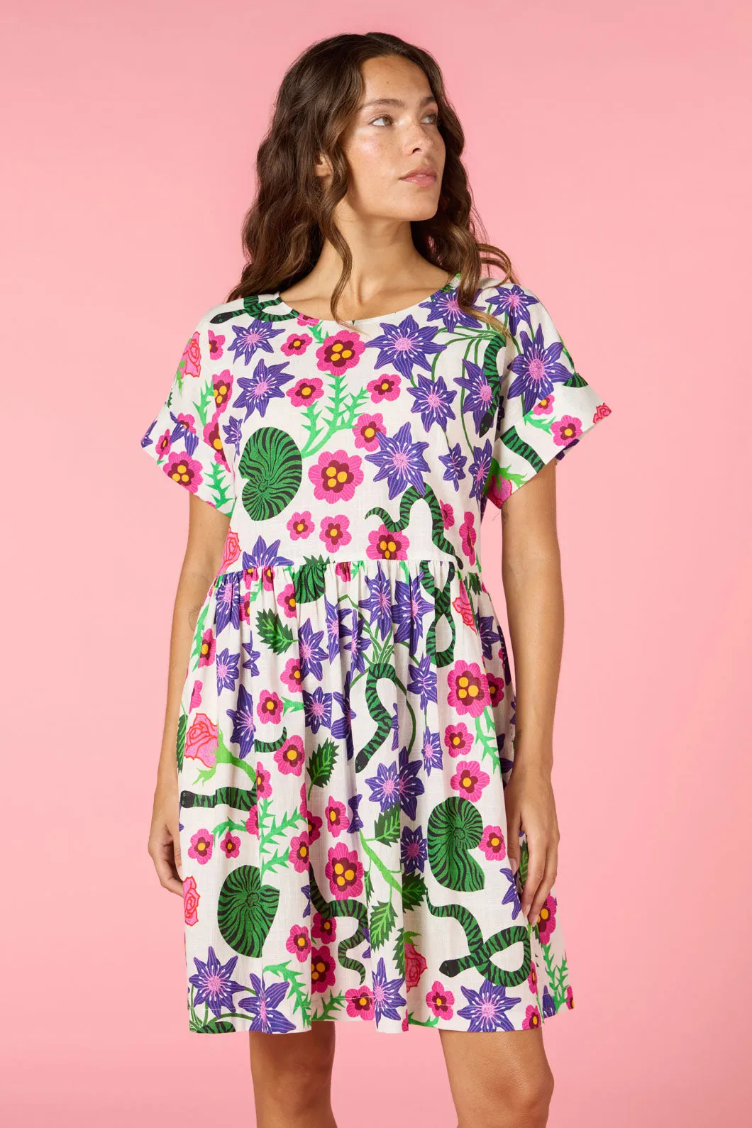 Flowerful Print Smock Dress sold by gorman product image thumbnail 4