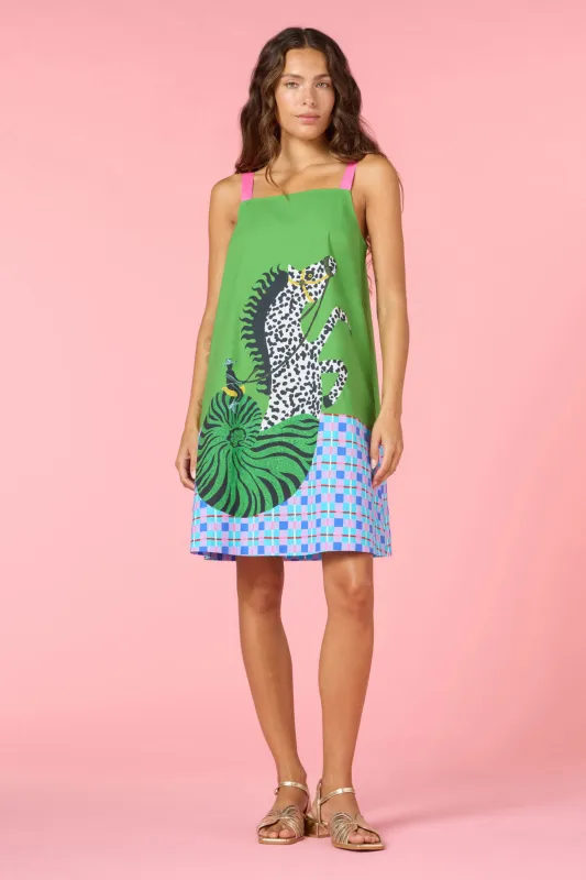 Seahorse Print Swing Dress sold by gorman