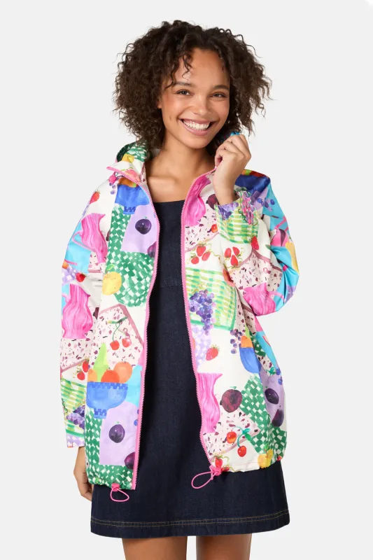 Fruit Party Print Raincoat sold by gorman