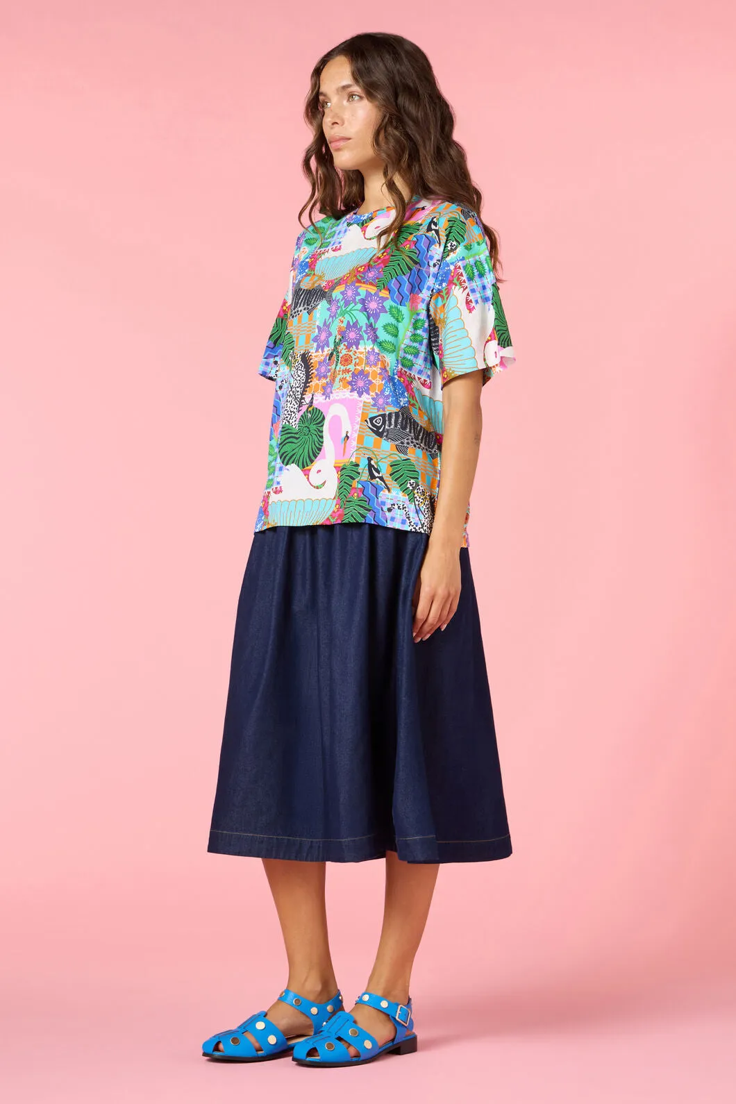 All Things Print Oversize Tee sold by gorman product image thumbnail 3