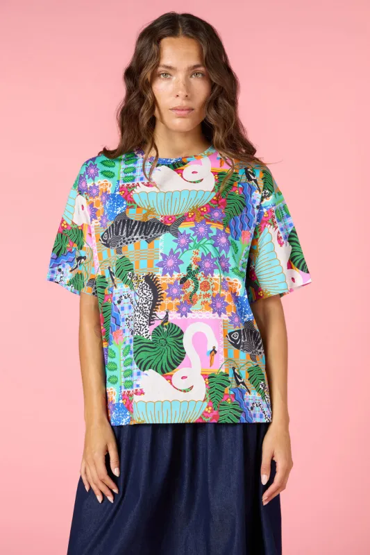 All Things Print Oversize Tee sold by gorman