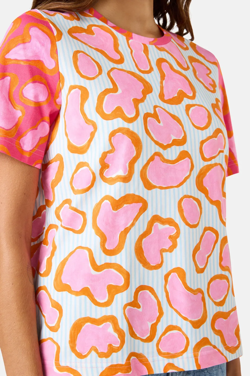 Fleur Rosa Print Classic Tee sold by gorman product image thumbnail 5