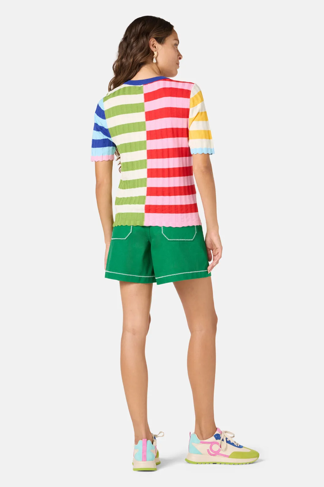 Stripe Pop Knit Top sold by gorman product image thumbnail 4