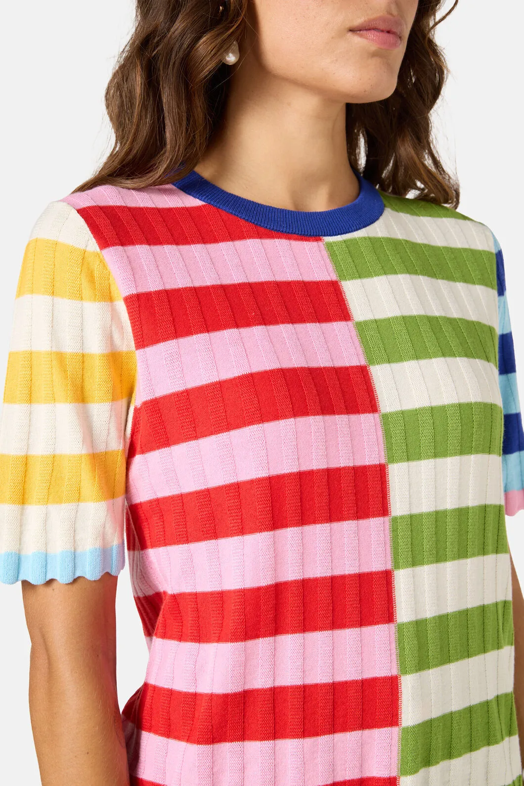 Stripe Pop Knit Top sold by gorman product image thumbnail 5